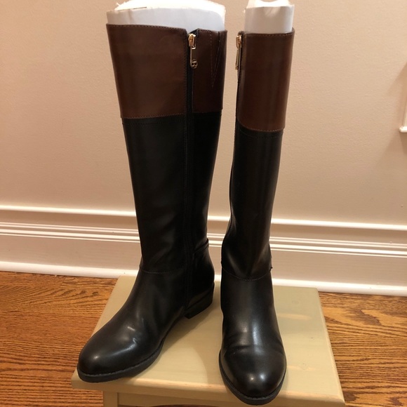COPY - Tommy Hilfiger Black Brown Boots - Picture 2 of 6